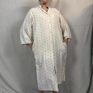 Vintage TIMMI made in Italy 80s cotton Polka Dot Dress / Robe
